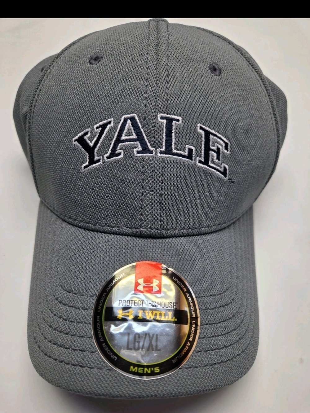 Yale University Under Armour L/xl Fitted Baseball Cap Nwt